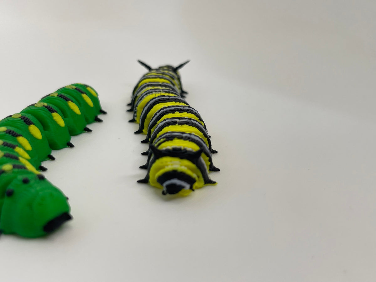 Articulated Caterpillar – Colorful Desk Fidget – product photo