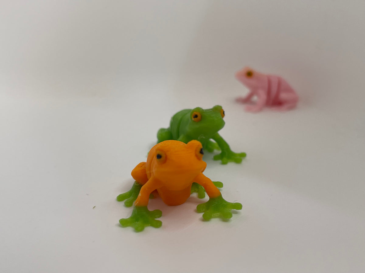 Colorful Frog – 3D Printed Figurine – additional view