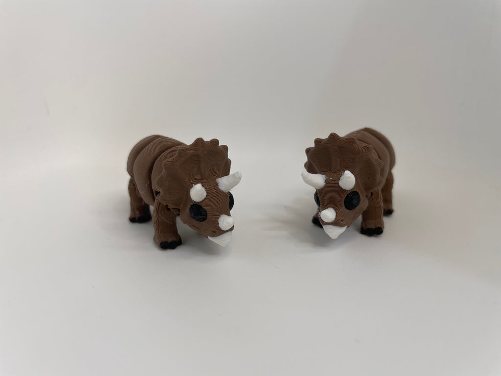 Articulated Triceratops – Dinosaur Figure – additional view