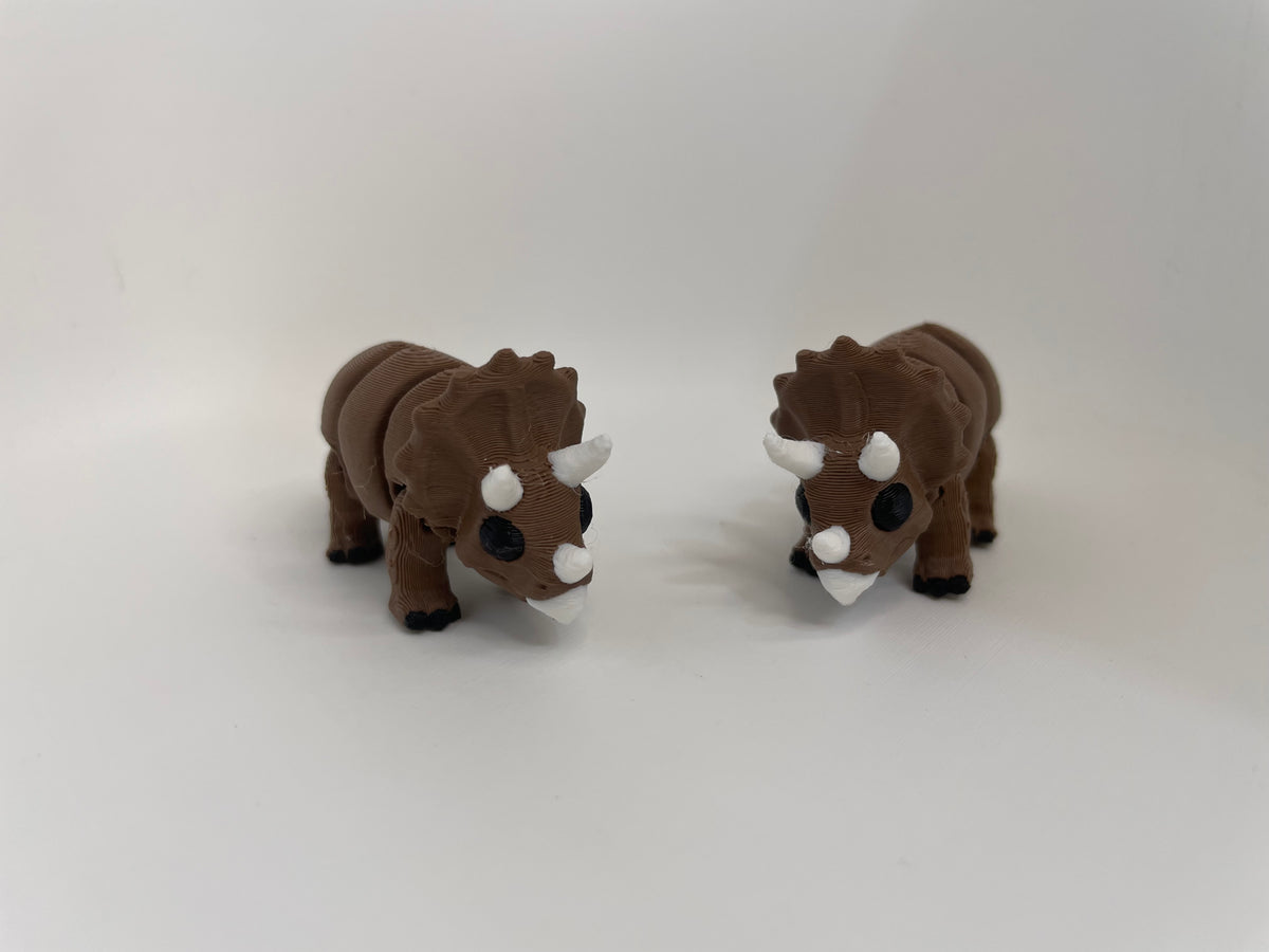 Articulated Triceratops – Dinosaur Figure – additional view