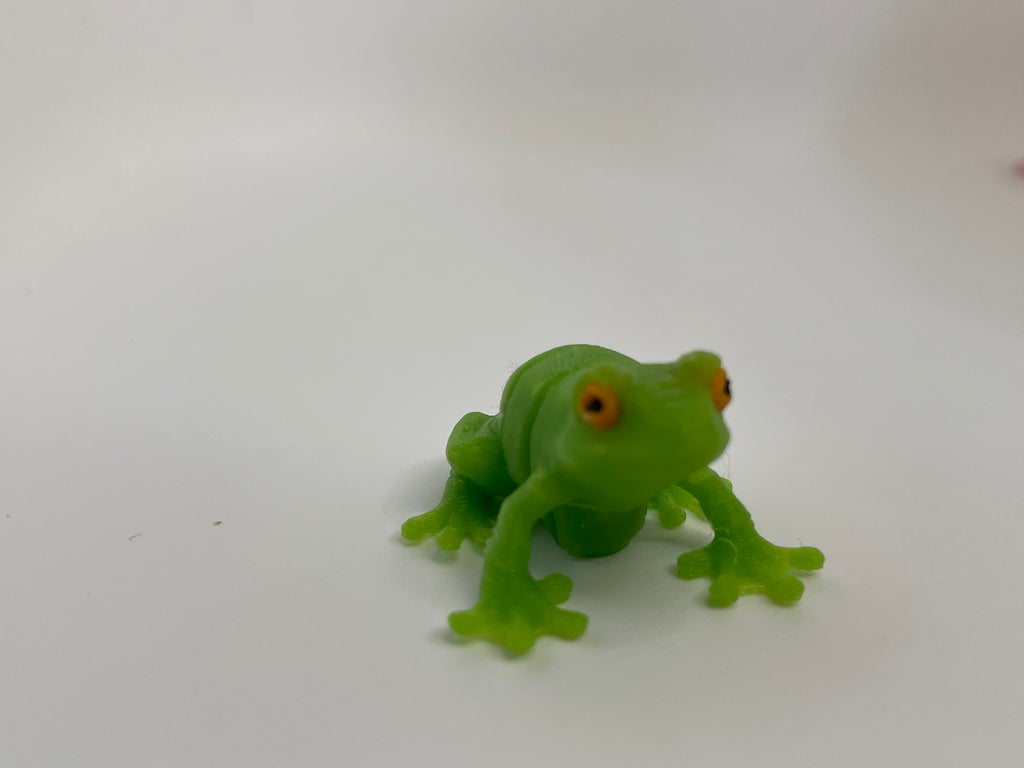 Colorful Frog – 3D Printed Figurine – additional view
