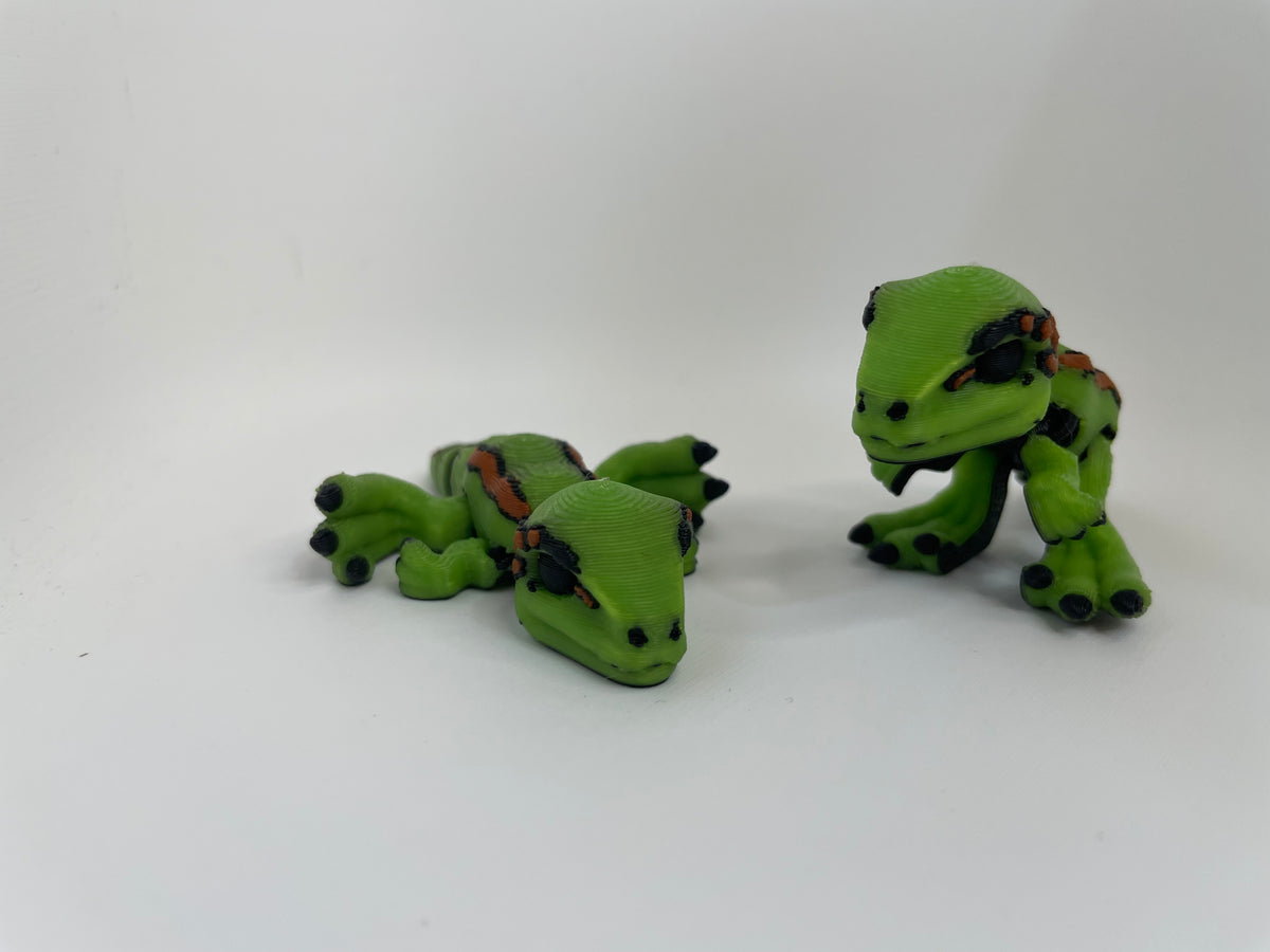 Chibi T-Rex – Green Dinosaur Figure