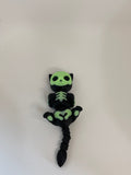 Skeleton Cat – Black & Green Articulated Figure – product photo
