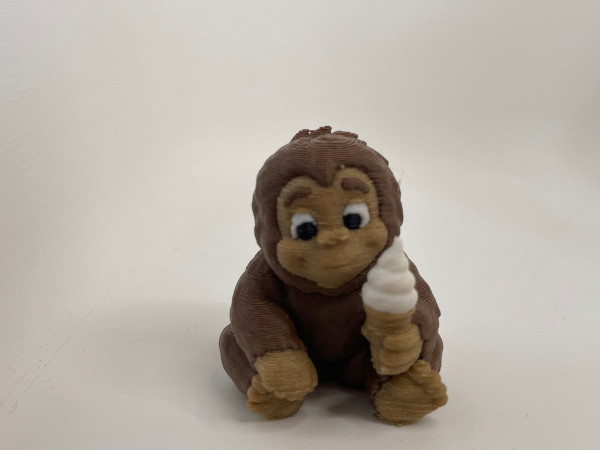 Articulated Monkey – Brown & Cream Figure – additional view