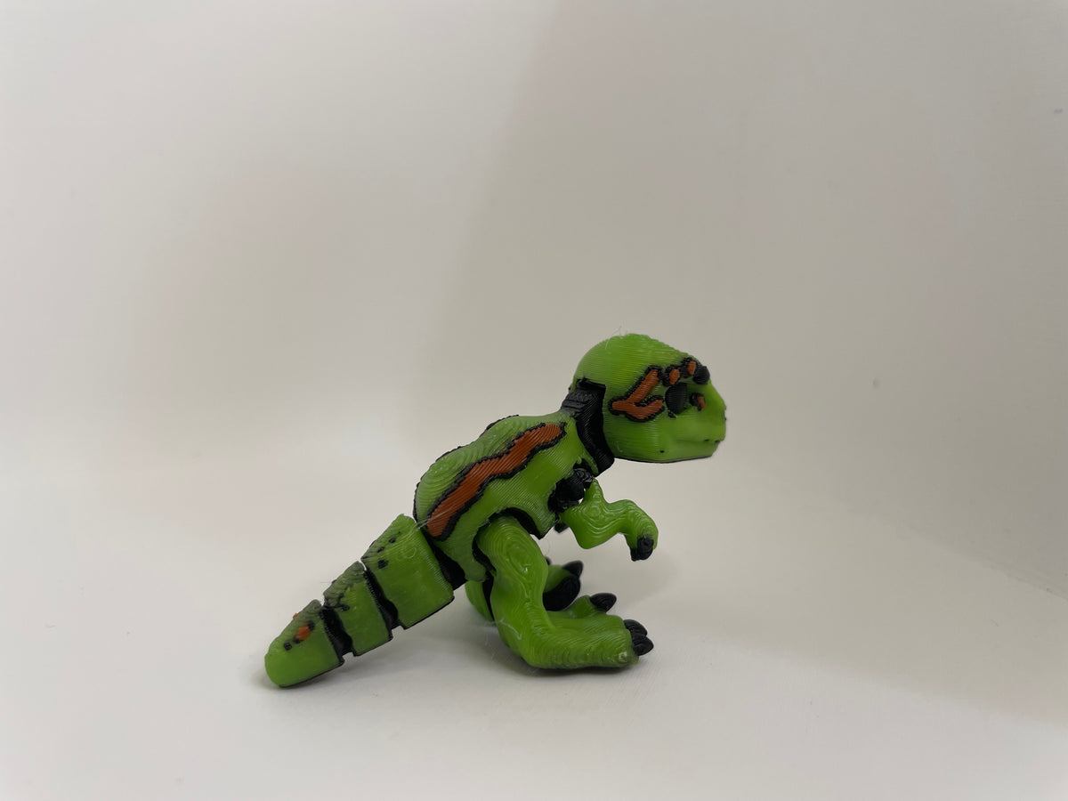 Chibi T-Rex – Green Dinosaur Figure – product photo