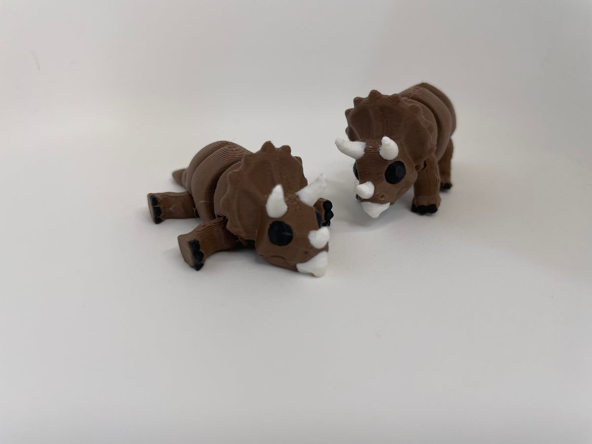 Articulated Triceratops – Dinosaur Figure – additional view