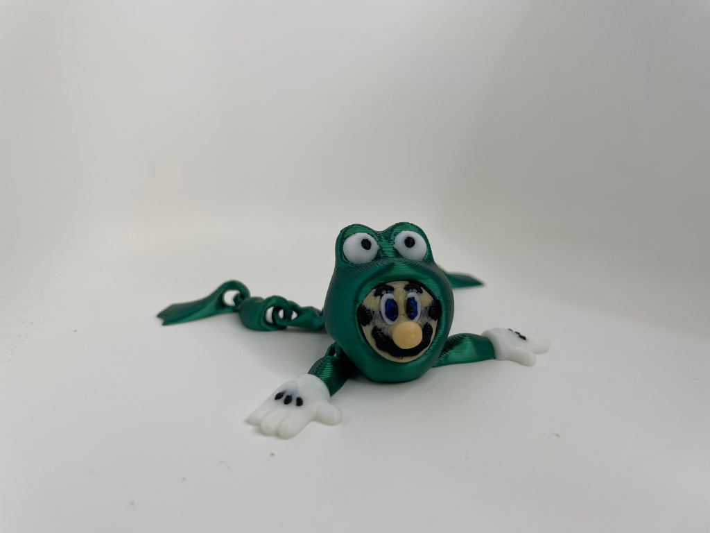 Frog Suit Character – 3D Printed Figurine – product photo