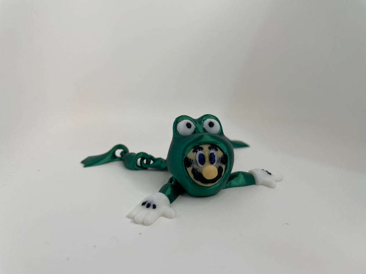 Frog Suit Character – 3D Printed Figurine – product photo