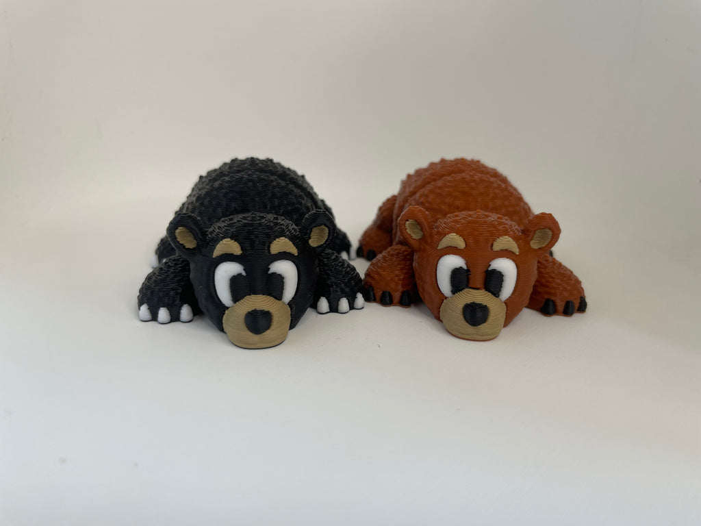 Articulated Bear – Brown & Black – additional view