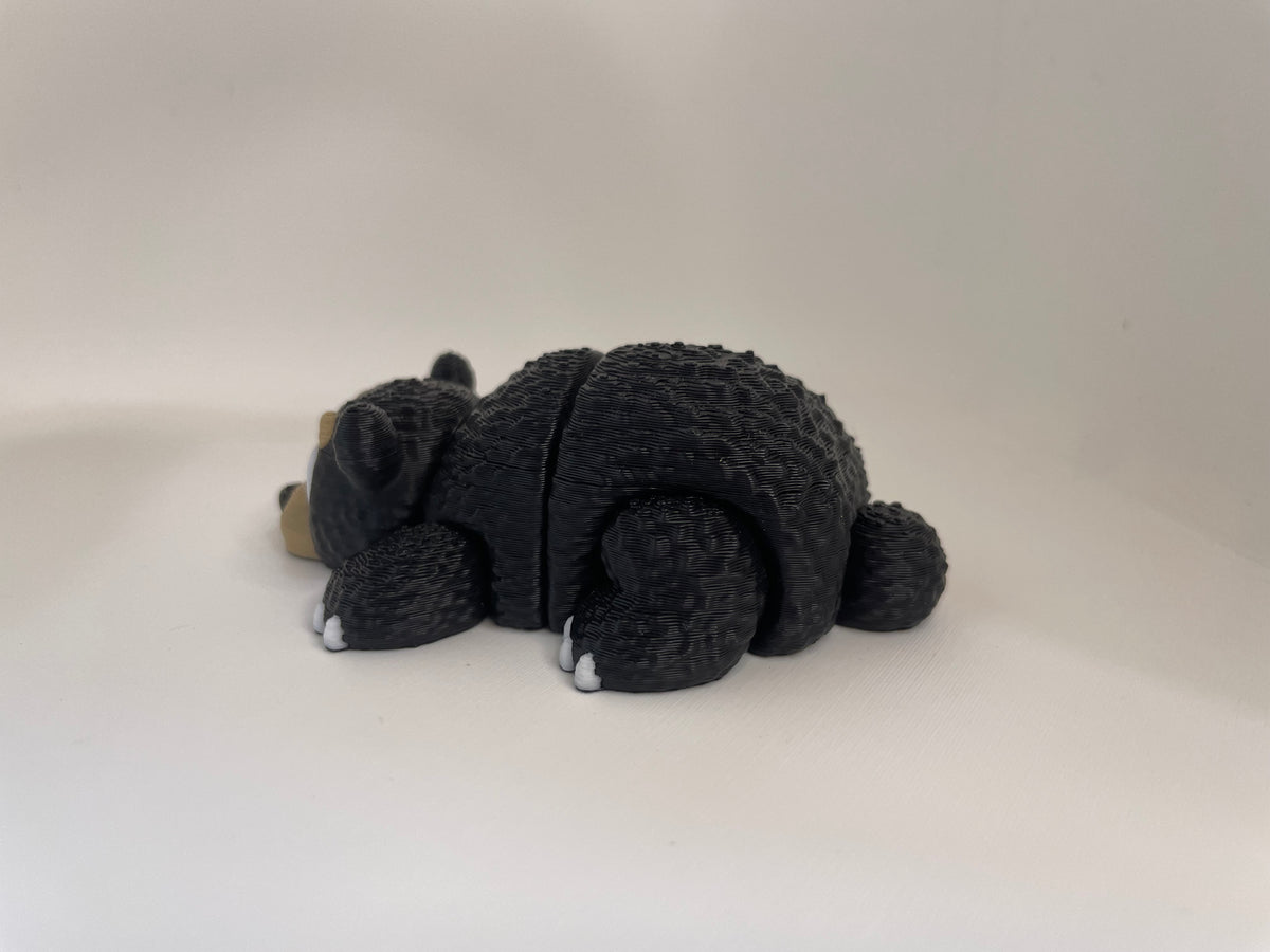 Articulated Bear – Brown & Black – additional view