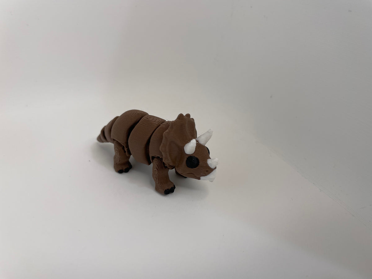 Articulated Triceratops – Dinosaur Figure – additional view