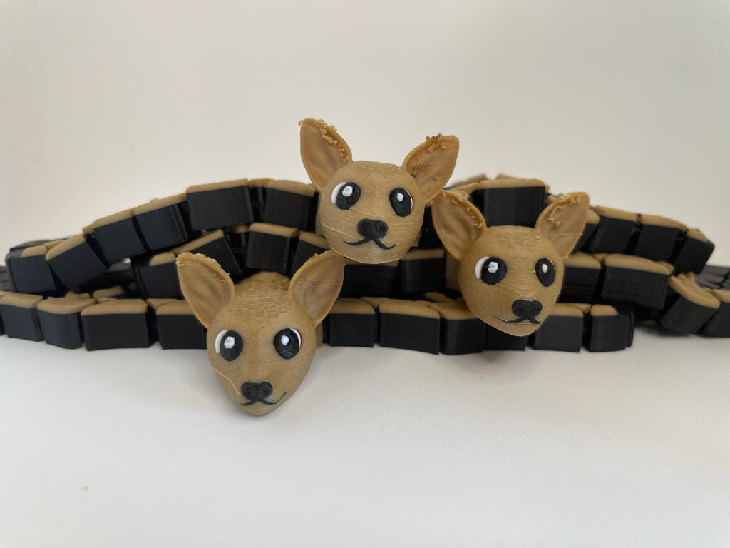 Long Flexi Dog – Articulated Desk Fidget – product photo