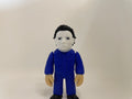 White Mask Character – Blue Coveralls Figure – product photo