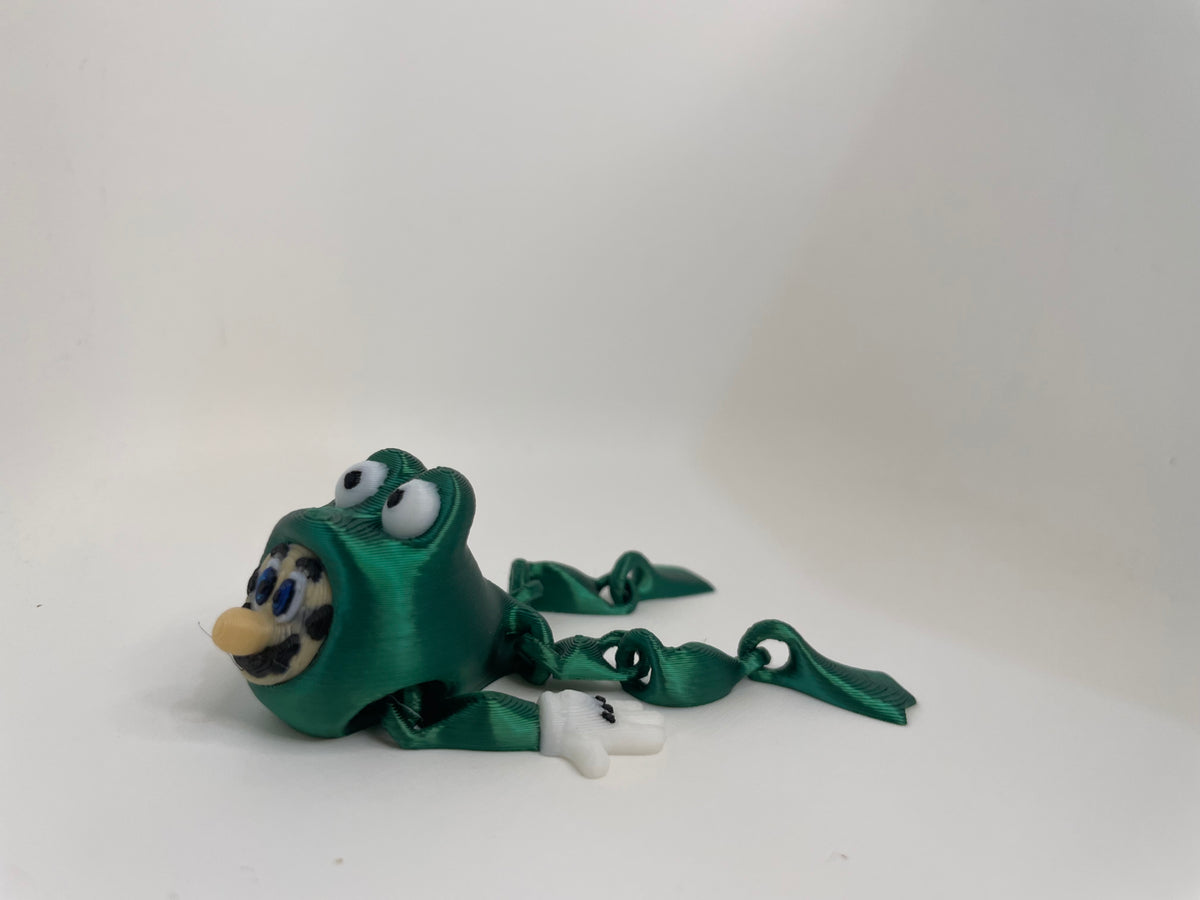 Frog Suit Character – 3D Printed Figurine – additional view