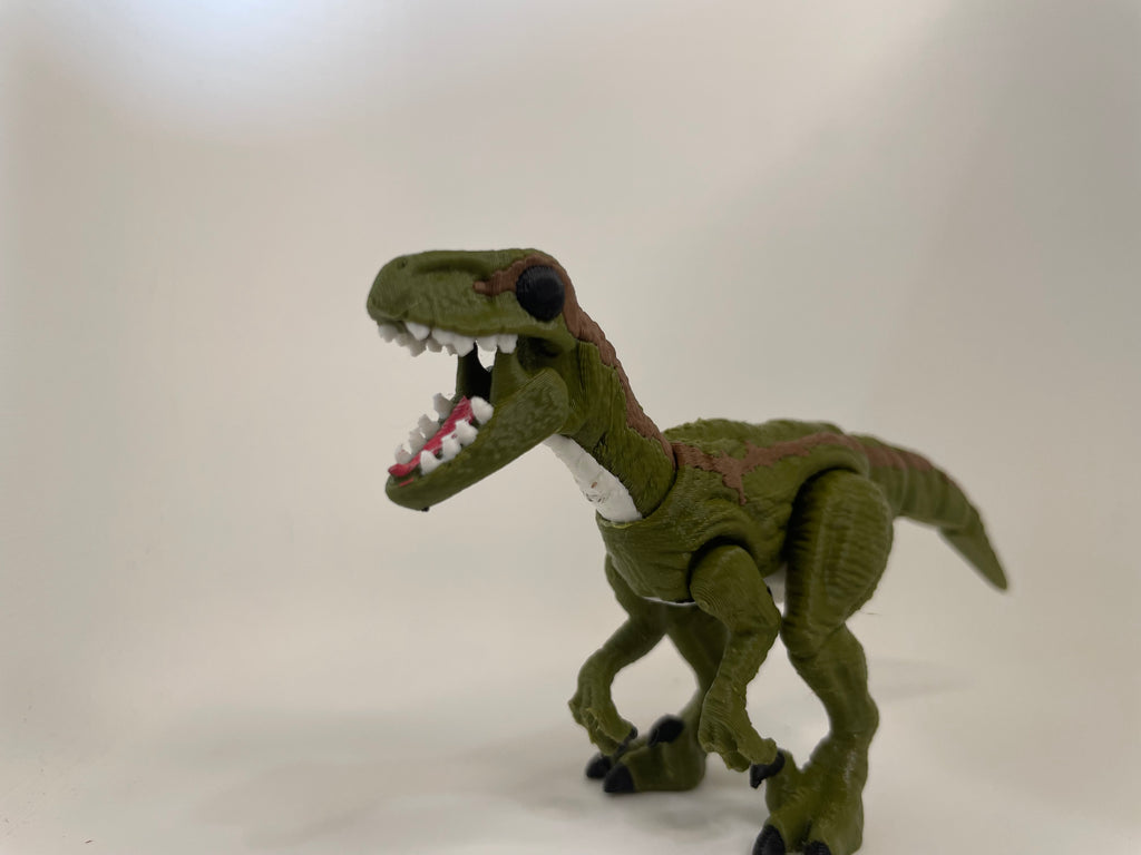 Articulated Green Raptor – Dinosaur Figure – additional view