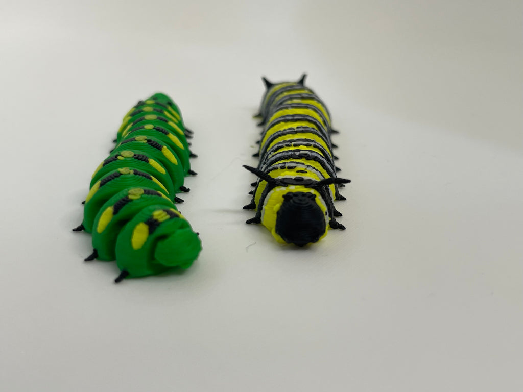 Articulated Caterpillar – Colorful Desk Fidget – product photo
