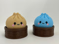 Smiling Dumpling in Basket – Desk Figurine – product photo