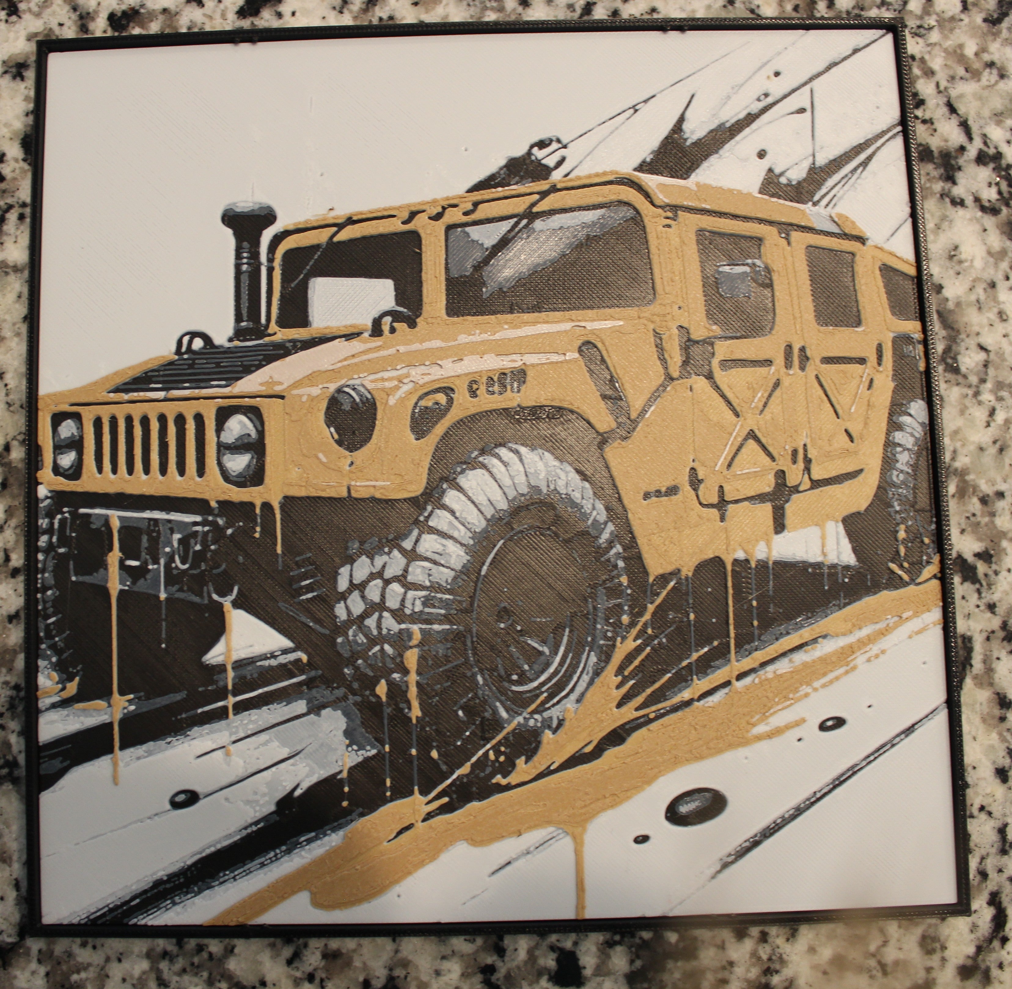 Military Humvee Hueforge