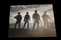 3D Printed Military Squad Silhouette Hueforge Art