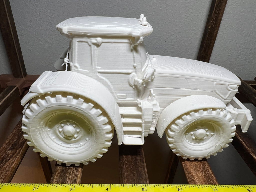 3D Printed Farm Tractor Model – Paintable Display Piece | Paintable