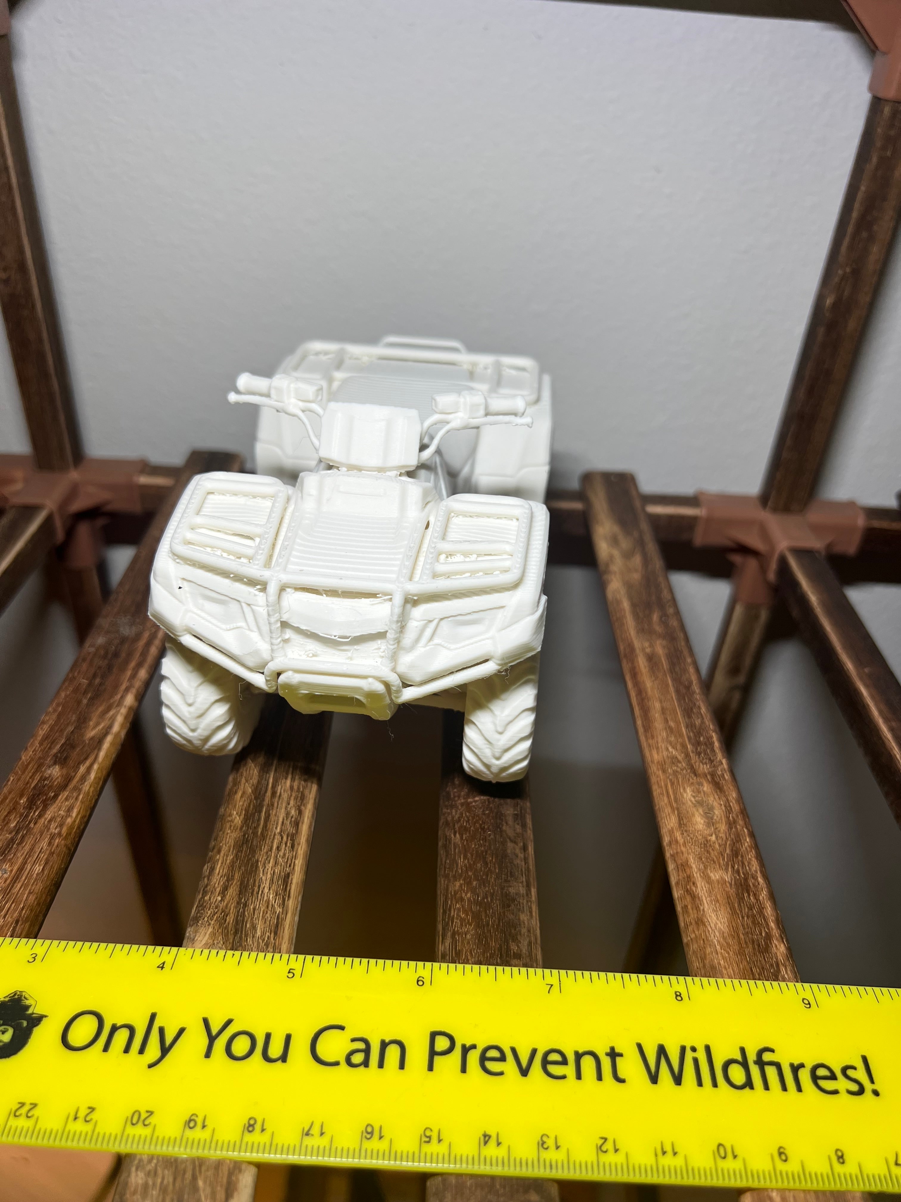 3D Printed ATV Model – Paintable Display Piece
