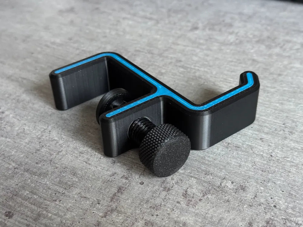 Adjustable Desk Clamp Headphone & Accessory Hook – 30mm & 60mm