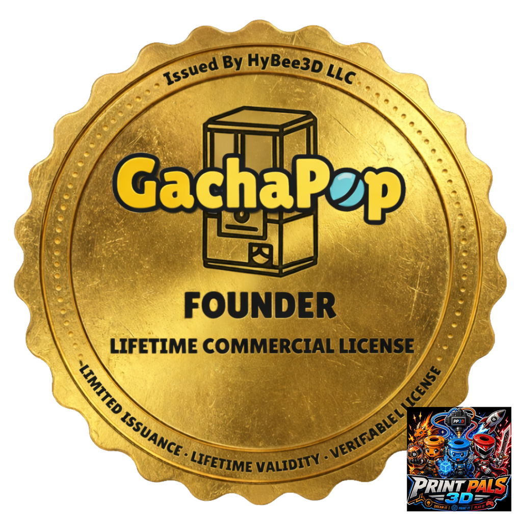 GachaPop Machine - Print Pals 3D