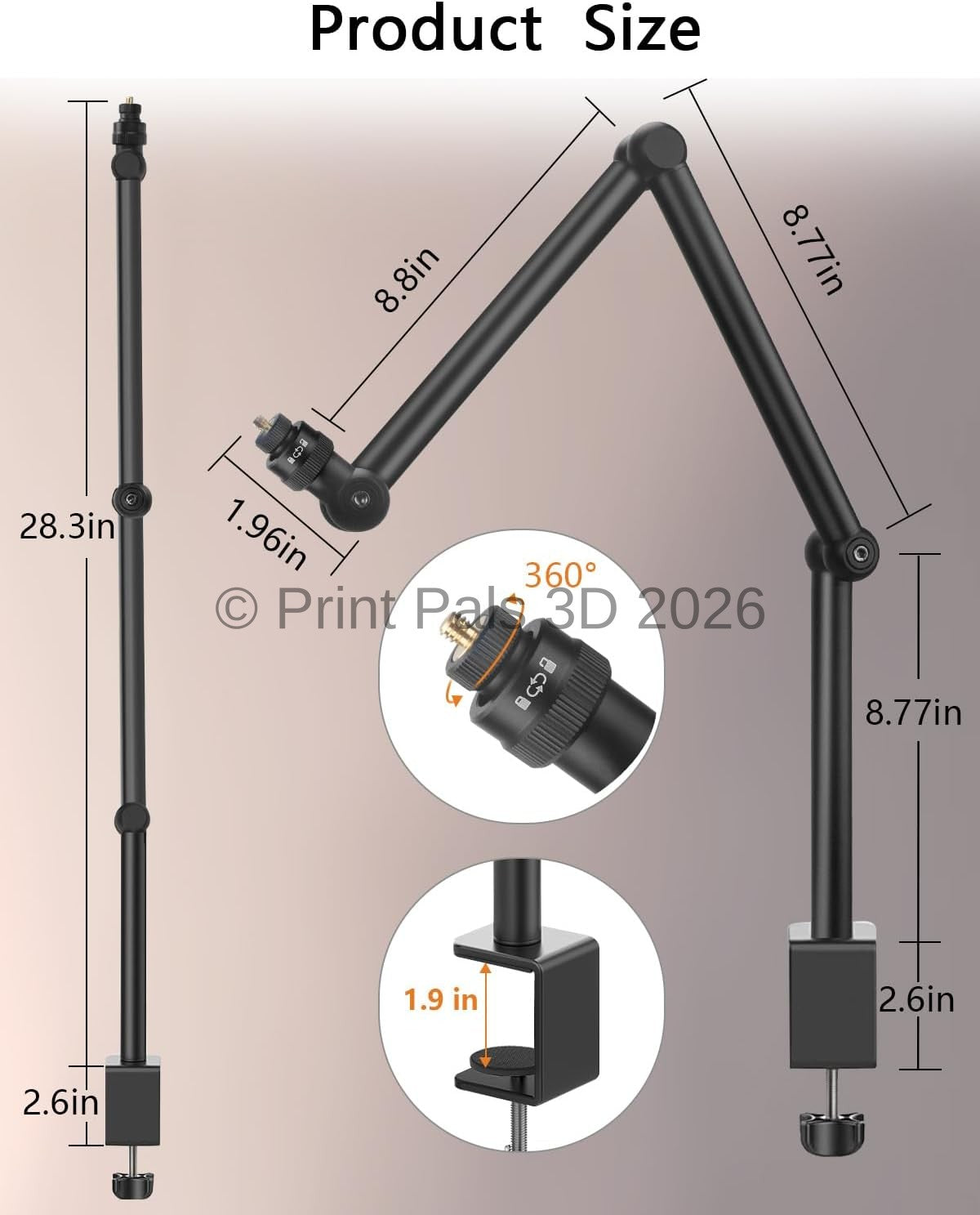 Hands-Free Arm - Print Pals 3D